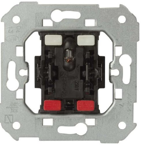 Переключатель с подсветкой без накладки без рамки Simon75 1-кл. перекрестный картинка